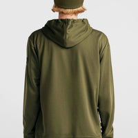 Rutile Fleece-Hoodie | Forest Night