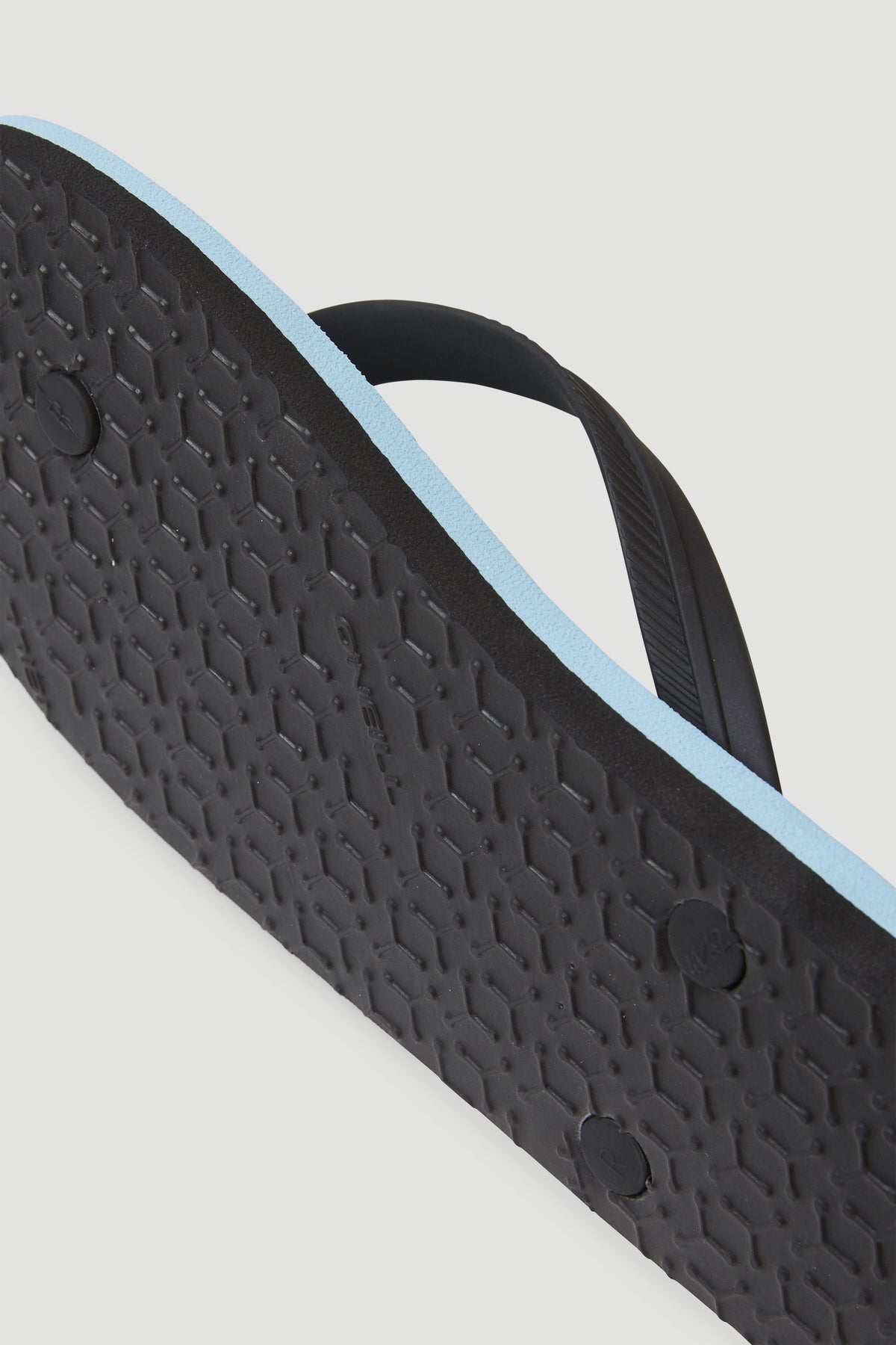 Profile Sandalen mit kleinem Logo | Blue Topaz