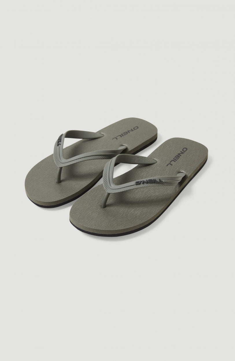 Profile Sandalen mit kleinem Logo | Military Green
