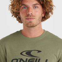 O'Neill Logo Crew Sweatshirt | Deep Lichen Green