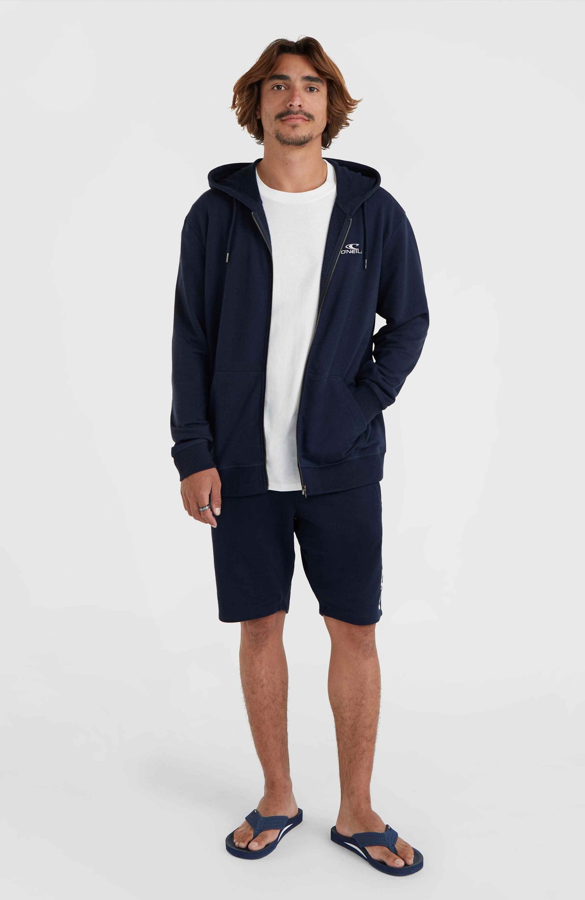 O'Neill Small Logo Kapuzenjacke mit Reißverschluss | Ink Blue