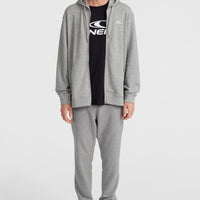 O'Neill Small Logo Kapuzenjacke mit Reißverschluss | Silver Melee