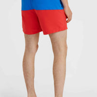 Frame Block Badehose | Red Multi 2