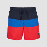 Frame Block Badehose | Red Multi 2