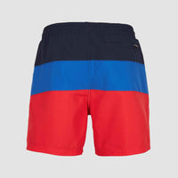 Frame Block Badehose | Red Multi 2