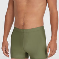 Essentials Racer Badehose | Deep Lichen Green