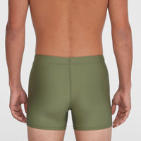 Essentials Racer Badehose | Deep Lichen Green