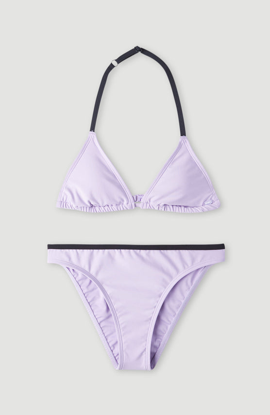 Essentials Triangel-Bikini-Set | Purple Rose