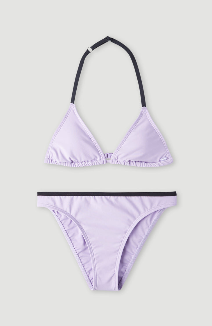 Essentials Triangel-Bikini-Set | Purple Rose